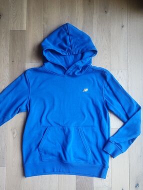 Boys New Balance Blue Hoodie, size large